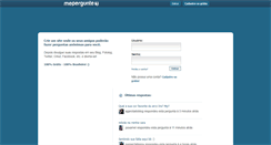 Desktop Screenshot of mepergunte.com