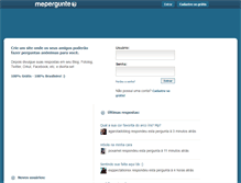Tablet Screenshot of mepergunte.com
